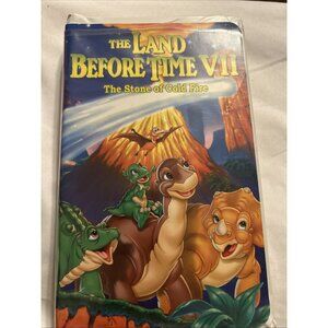 The Land Before Time VII The Stone of Cold Fire Clamshell VHS Tape Movie 2000